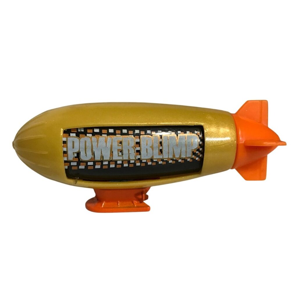 Hot Wheels Power Blimp Toy Car 1991 Gold & Orange 1:64 Scale Collectible